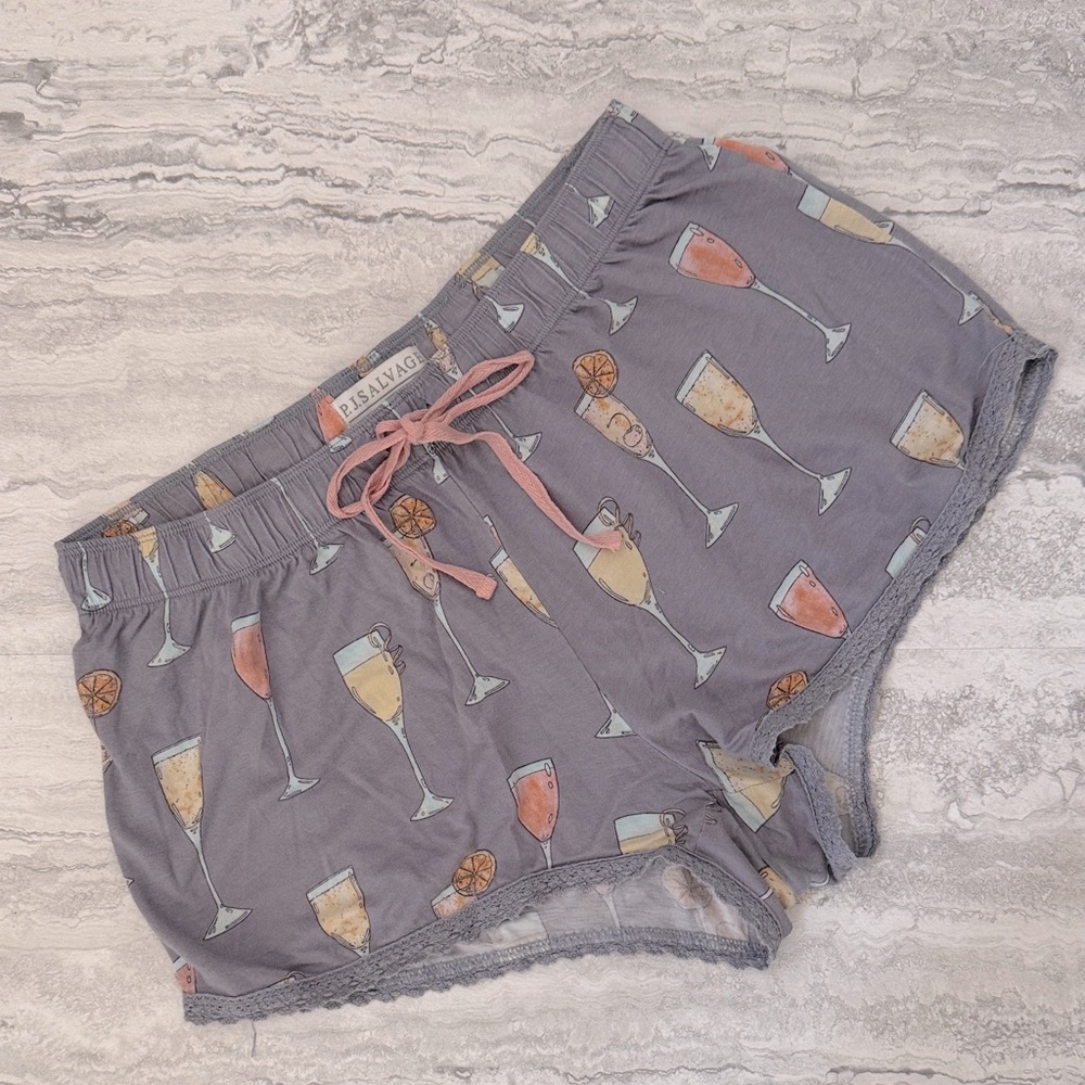 PJ SALVAGE Champagne Lounge Shorts
